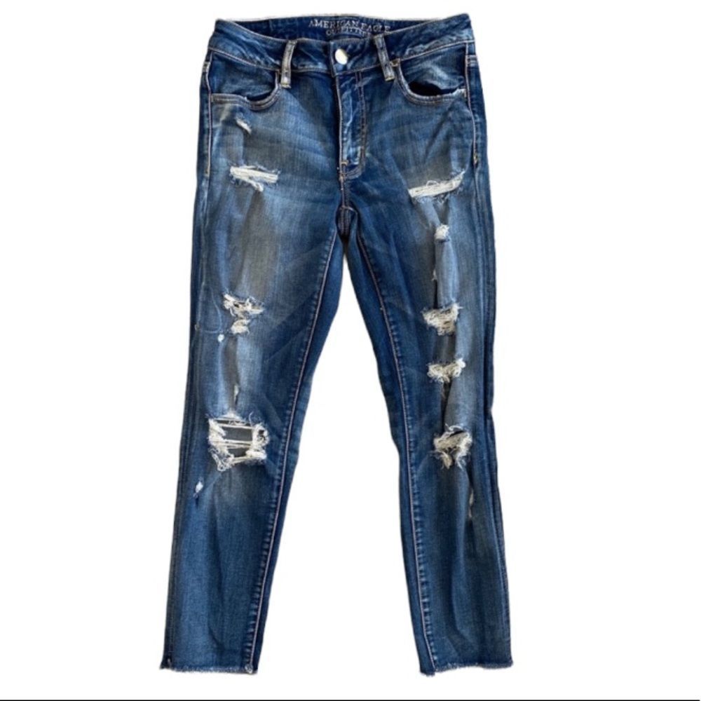American Eagle Jegging Crop Super Stretch Skinny Jeans